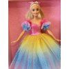 Barbie v plesových šatech - duhové