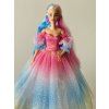 Barbie v plesových šatech - duhové