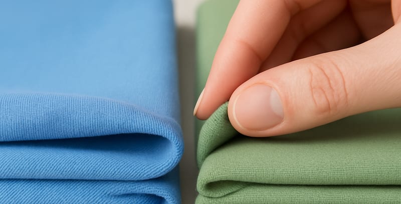 Jersey s elastanem nebo interlock – jaký je mezi nimi rozdíl?