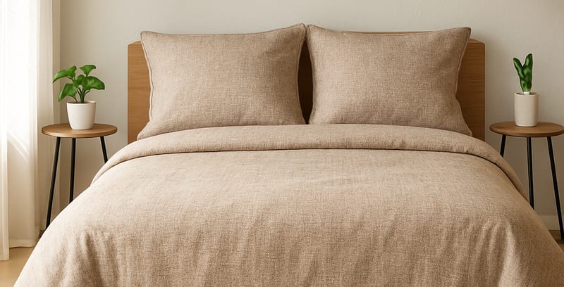 Melírované nebo jednobarevné povlečení pro moderní interiér