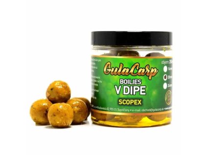 Comfort boilies v dipe 20mm 250ml SCOPEX OLIHEŇ
