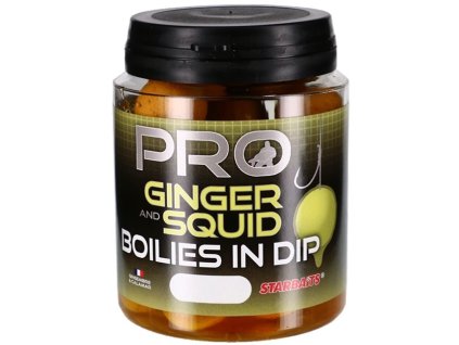 Boilies v dipe 20mm 150g GINGER SQUID