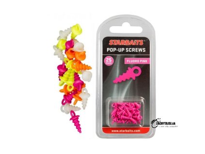 Pop up Screws 25ks FLUO ŽLTÁ