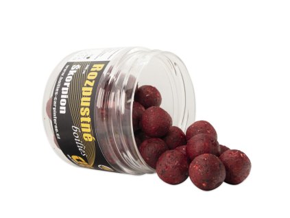 Rozpustné boilies hot line 20mm 300ml ŠKORPION