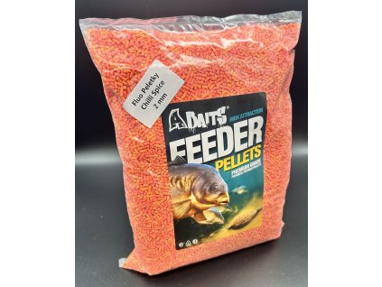 Fluo feeder peletky 2mm 1kg CHILLI SPICE
