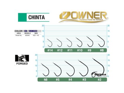 CHINTA veľ.10 17ks 50340