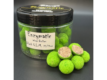 Wrap boilies 20/24mm 250g BLACK G.L.M.