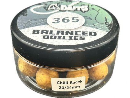 Balanced boilies 20/24mm 300ml CHILLI RÁČEK