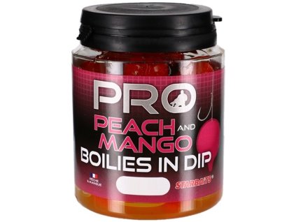 Boilies v dipe 20mm 150g PEACH MANGO