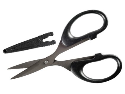 Nožnice Scissors with Safety cap čierne