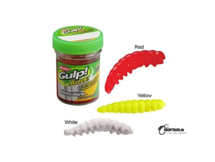 Osie larvy 2,5cm 25ks BIELA v náleve