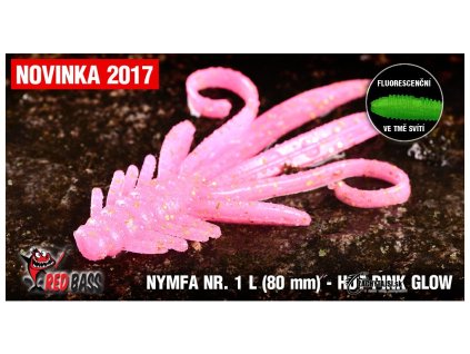 Nymfa L 80mm PINK GLOW