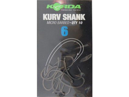 Korda Háčiky KURV SHANK 10ks