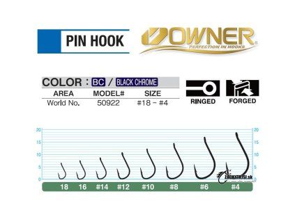 OWNER Háčiky PIN HOOK 50922