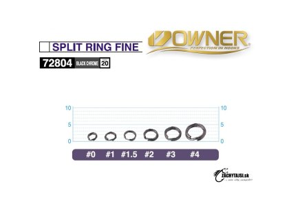 Krúžky SPLIT veľ. 00 24ks 52804