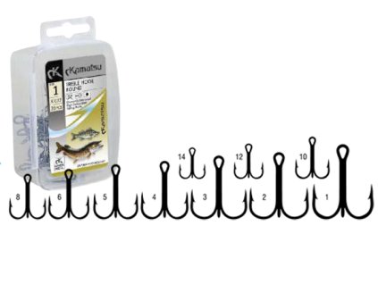 Trojháčik TREBLE veľ.4 1ks