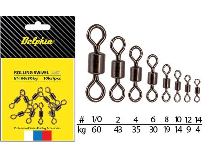 Rolling Swivel A-01 veľ.4 35kg 10ks