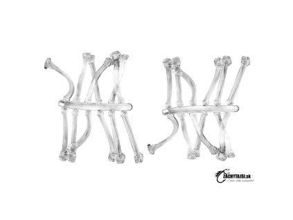 Elastická zarážka nástrahy 25mm 24ks