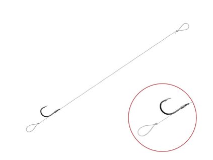 Feedrový nadväzec FLR Loop vel.6 12cm 6ks