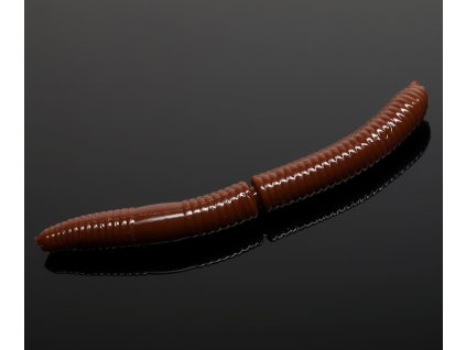 Fatty D worm 65mm 10ks BROWN 038 príchuť syr