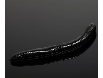 Fatty D worm 65mm 10ks BLACK 040 príchuť syr