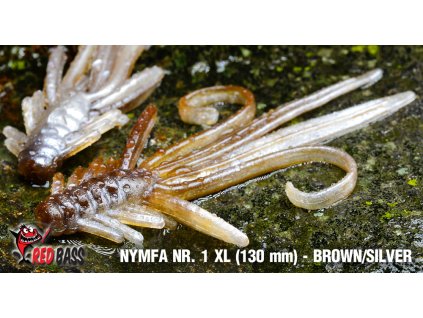 Nymfa XL 130mm BROWN SILVER