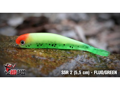 Smáčik SSR2 5,5cm FLUOGREEN UV color