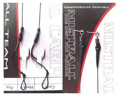 Hair rig VH veľ.4 2ks čierne