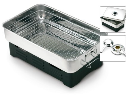 Udiareň kompaktná nerezová s dvomi horákmi