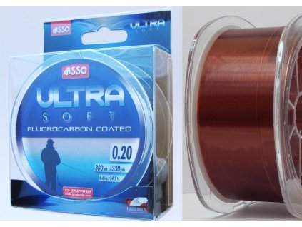 ULTRA SOFT 300m 0,26mm 9,3kg hnedá/medená