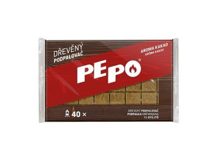 Podpaľovač PE-PO drevný 40 podpaľov