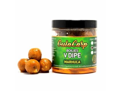 Comfort boilies v dipe 24mm 250ml MARHUĽA