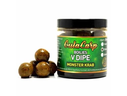 Comfort boilies v dipe 24mm 250ml MONSTER CRAB