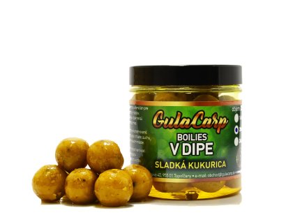 Comfort boilies v dipe 24mm 250ml SLADKÁ KUKURICA