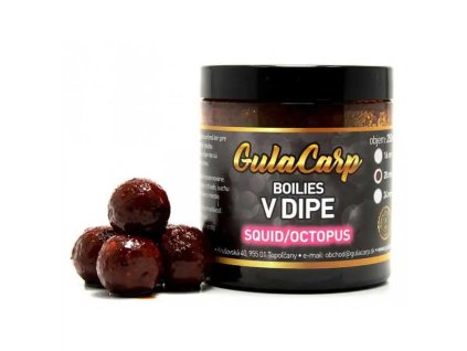 Exclusive boilies v dipe 20mm 250ml SQUID OCTOPUS