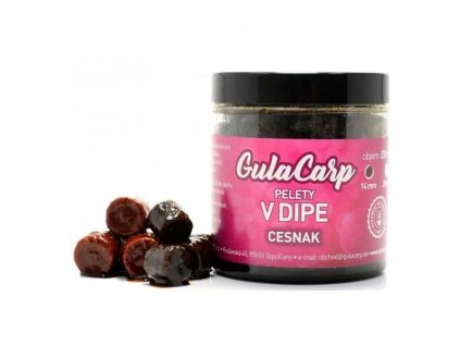 Pelety v dipe 20mm 250ml CESNAK