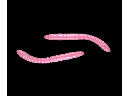 Fatty D worm 55mm 12ks BUBBLE GUM 017 príchuť syr