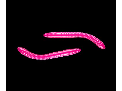 Fatty D worm 55mm 12ks HOT PINK 019 príchuť syr