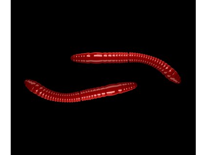 Fatty D worm 55mm 12ks RED 021 príchuť syr