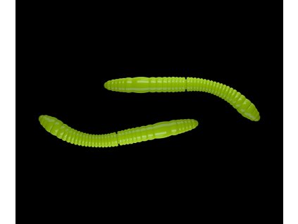 Fatty D worm 55mm 12ks APPLE GREEN 027 príchuť syr