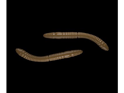 Fatty D worm 55mm 12ks BROWN 038 príchuť syr