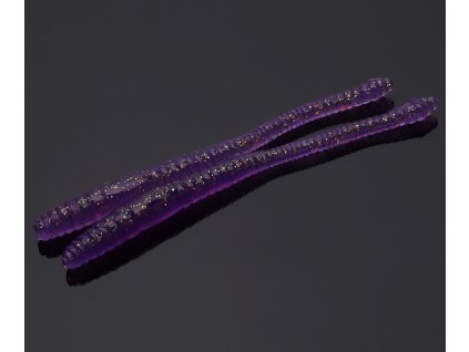 Dying worm 80mm 12ks PURPLE GLITTE 020 príchuť syr