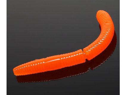 Fatty D worm 75mm 8ks HOT ORANGE 011 príchuť syr