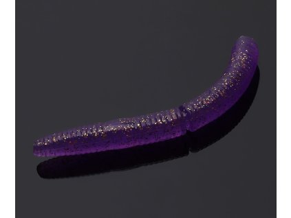 Fatty D worm 75mm 8ks PURPLE 020 príchuť syr