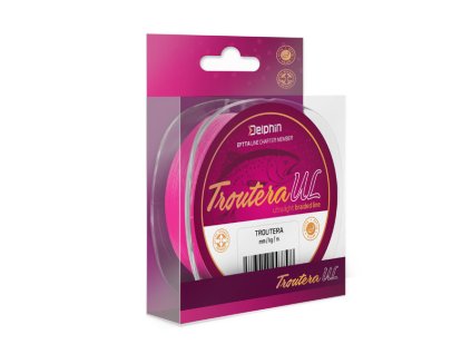 Šnúra TROUTERA 0,045mm 2,4kg 130m ružová