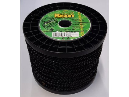 BISON lanko 4,0mm x 270m cierne 4 hranne SILENT BLACK(2)