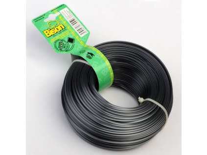 BISON lanko 3,0mm x 100m sive 4 hranne ARMED SUPER PROFI 01