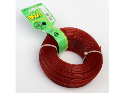 BISON lanko 2,7mm x 100m cervene okruhle PROFI 01