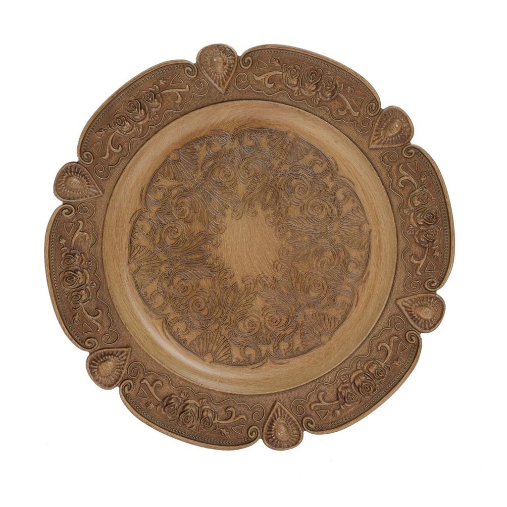 TANIER VINTAGE ZLATÝ PLAST 33CM
