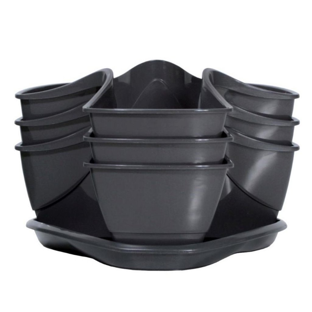 DKN3003 COUBI TRELISTA 3 GRAFIT 29,5xh38CM/9L